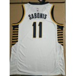 Maglia #11 Sabonis Pacer Bianco