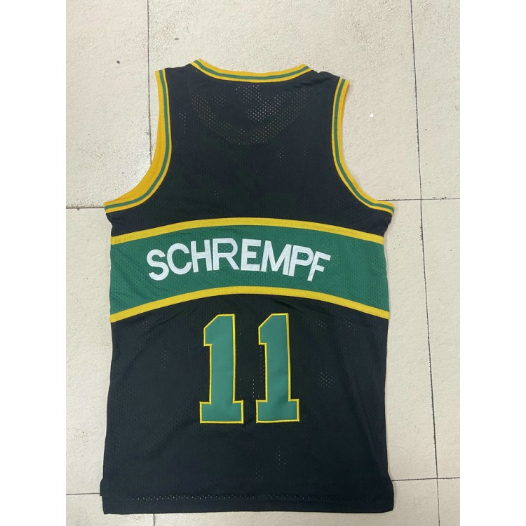 Maglia NBA 11 Schrempf Seattle SuperSonics Nero