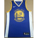 Maglia NBA 11 Thompson warriors 2019 final Blu