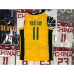 Maglia 11 Varejao 2019 brazil fiba Giallo