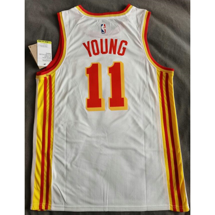 Maglia NBA 11 Young Atlanta Hawks 20-21 Bianco