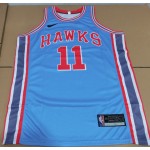 Maglia NBA 11 Young Hawks 2018-19 classic Blu Stampato