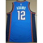 Maglia NBA 12 Adams OkC Thunder 19-20 Season Blu Stampato