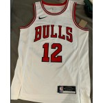 Maglia NBA 12 Dosunmu Chicago Bulls Bianco