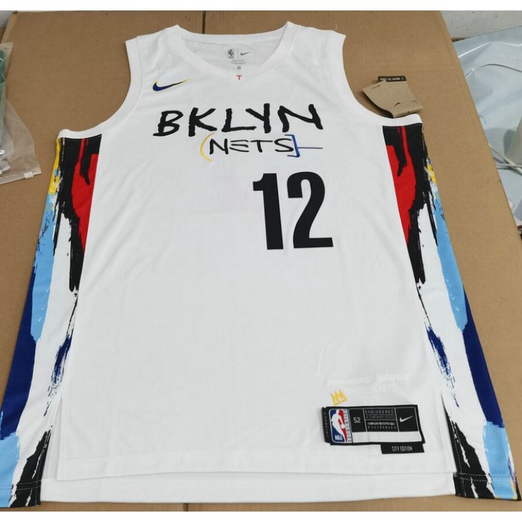 Maglia #12 Harris Brooklyn Nets 2022-23 city Bianco Stampato