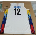 Maglia #12 Harris Brooklyn Nets 2022-23 city Bianco Stampato