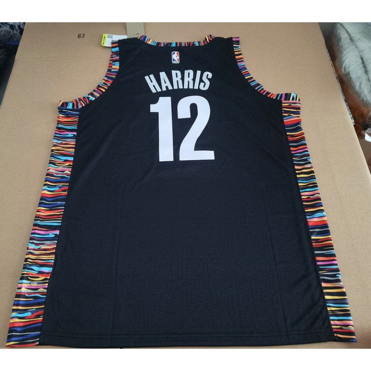 Maglia #12 Harris Brooklyn Nets 2024-25 City Edition Nero