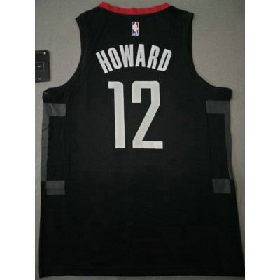 Maglia NBA 12 Howard Rockets Nero Stampato