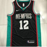 Maglia NBA 12 Morant Grizzlies 20-21 Autentico Nero