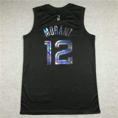 Maglia NBA 12 Morant Grizzlies Rainbow Edition Nero