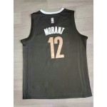 Maglia NBA 12 Morant Memphis Grizzlies 23-24 city Ricamato