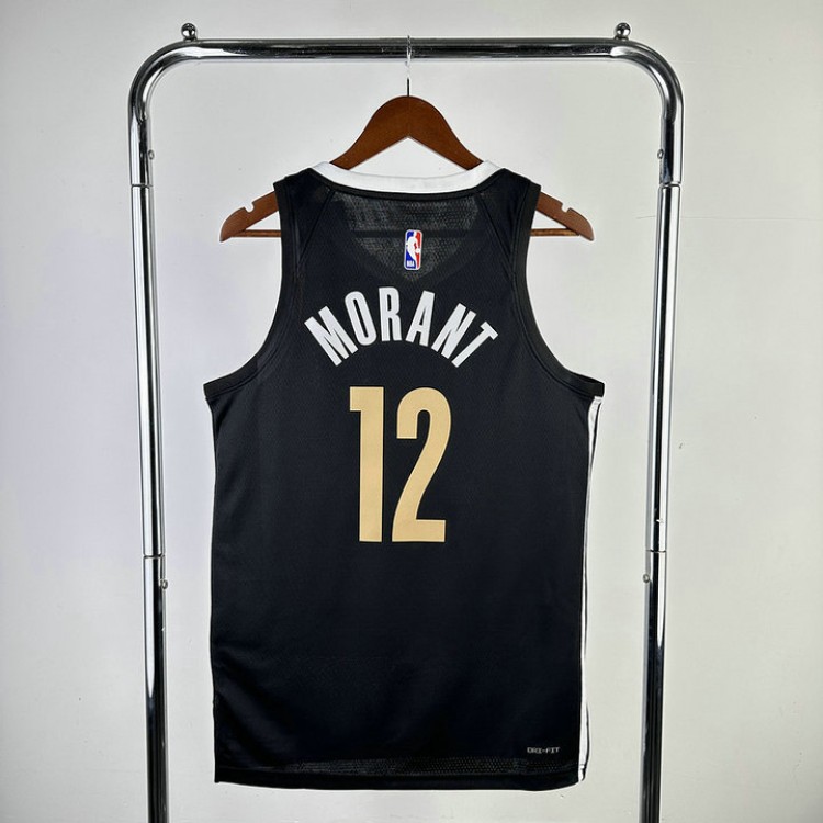 Maglia NBA 12 Morant Memphis Grizzlies 23-24 city Stampato