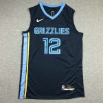 Maglia NBA 12 Morant Memphis Grizzlies Blu