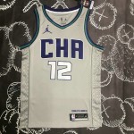 Maglia #12 Oubre Jr. Hornets 22-23 Grigio