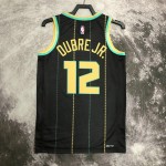 Maglia #12 Oubre Jr. Hornets 22-23 city Nero