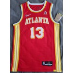 Maglia NBA 13 Bogdanovic Atlanta Hawks 20-21 Rosso Con diamond nike logo