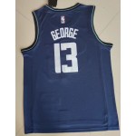 Maglia NBA 13 George Los Angeles Clippers 23-24 city Blu Ricamato