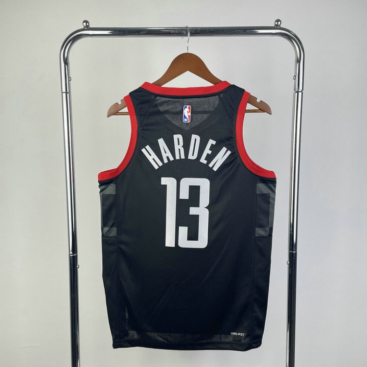 Maglia NBA 13 Harden Houston Rockets 23-24 statement Nero