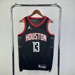 Maglia NBA 13 Harden Houston Rockets 23-24 statement Nero