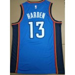 Maglia NBA 13 Harden OKC Thunder 19-20 Blu personnalis