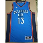 Maglia NBA 13 Harden OKC Thunder 19-20 Blu personnalis