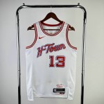 Maglia NBA 13 Harden Rockets 23-24 city Bianco Stampato