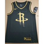 Maglia NBA 13 Harden Rockets Golden Edition Stampato