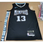 Maglia NBA 13 Jackson Jr. Grizzlies 22-23 city Nero Stampato