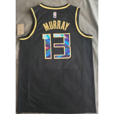 Maglia NBA 13 Murray Kings Diamond Edition Nero or Stampato