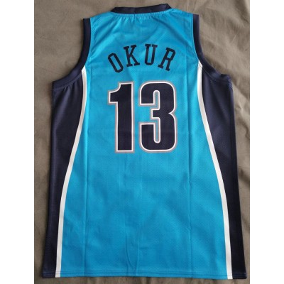 Maglia NBA 13 Okur Utah Jazz Retro Blu