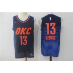 Maglia NBA 13 Paul Grorge OKC 2017-18 Season Blu