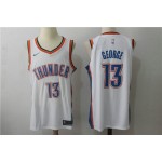 Maglia NBA 13 Paul Grorge OKC 2017-18 Season Bianco