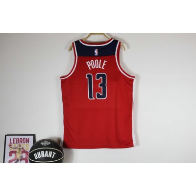 Maglia #13 Poole Washington Wizards Rosso