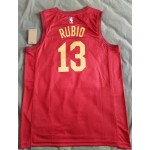 Maglia #13 Rubio Garland Cavaliers 22-23 Rosso con sponor logo Stampato