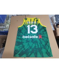 13 VAITKUS Lithuania Basketball Maglia Uomo