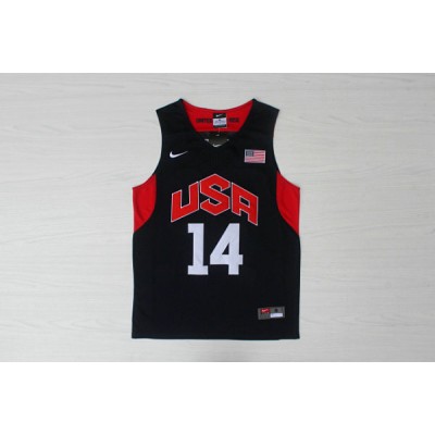 Maglia 14 Davis 2012 Team USA Olympics Blu