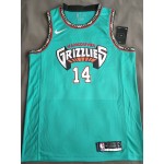 Maglia NBA 14 Dieng Grizzlies Retro Verde Stampato