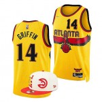 Maglia NBA 14 Griffin Hawks 21-22 city Giallo