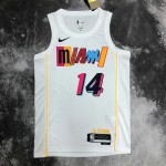 Maglia #14 Herro Miami Heat 22-23 city Bianco Stampato