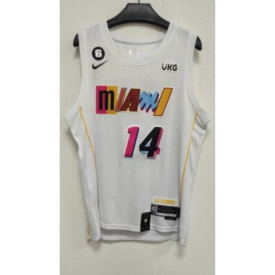 Maglia #14 Herro Miami Heat 22-23 city Bianco Ricamato