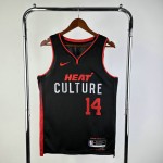 Maglia #14 Herro Miami Heat 23-24 city Nero Stampato