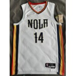 Maglia NBA 14 Ingram Pelicans 21-22 city Bianco