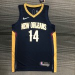 Maglia NBA 14 Ingram Pelicans 75th anniversary Blu