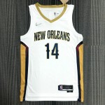 Maglia NBA 14 Ingram Pelicans 75th anniversary Bianco