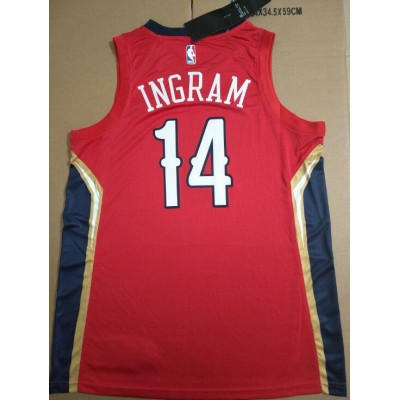 Maglia NBA 14 Ingram Pelicans Rosso