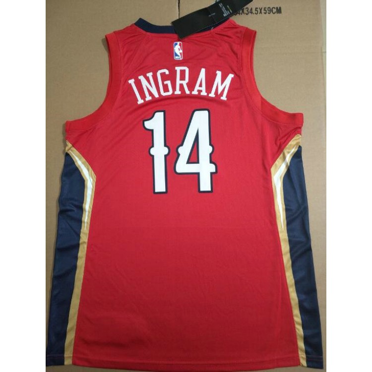 Maglia NBA 14 Ingram Pelicans Rosso