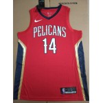 Maglia NBA 14 Ingram Pelicans Rosso