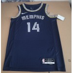 Maglia NBA 14 Jack Bianco Grizzlies 21-22 city Blu