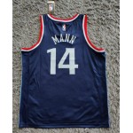 Maglia NBA 14 Mann Los Angeles Clippers 2024-25 Blu