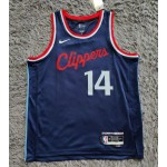 Maglia NBA 14 Mann Los Angeles Clippers 2024-25 Blu